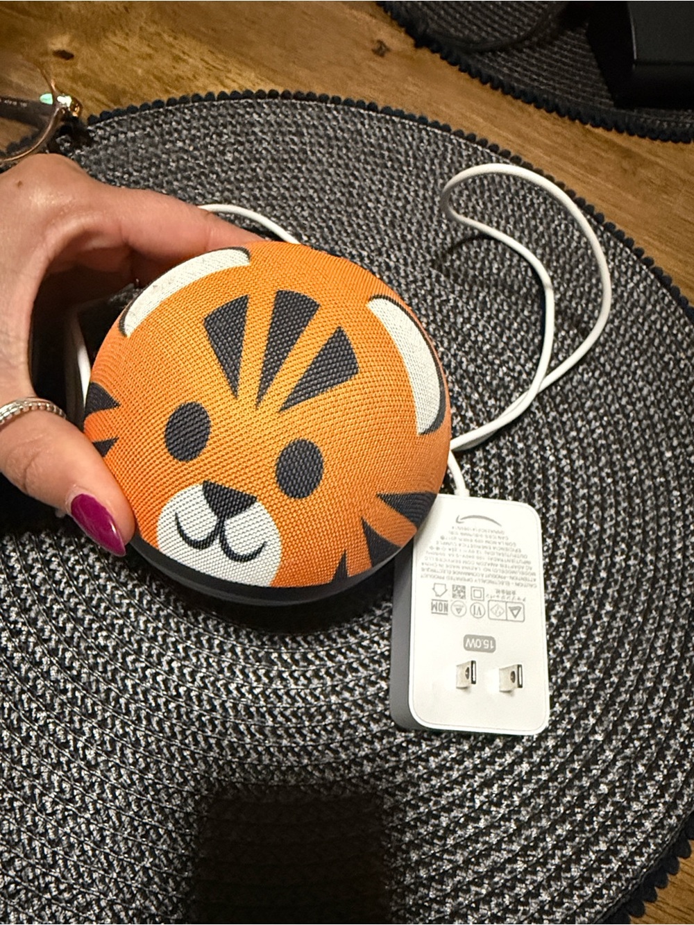 Amazon echo dot  Kids Orange Tiger Bluetooth Mini Speaker